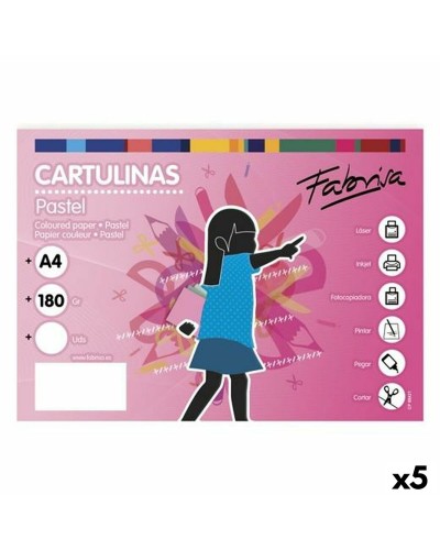 Papiers carton Fabrisa Blanc (5 Unités)