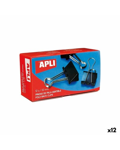 Pinze Apli Nero Argentato 41 mm (12 Unità)