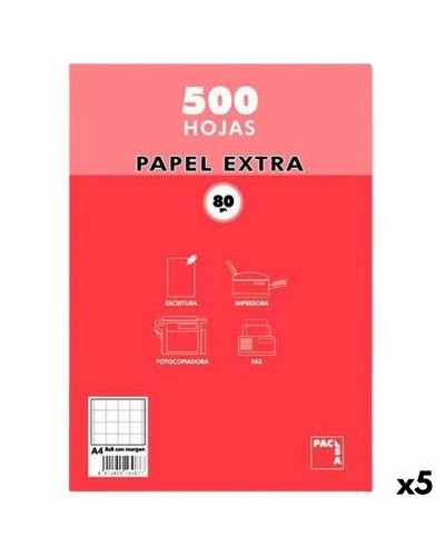 Papper Pacsa EXTRA Vit A4 500 Blad (5 antal)