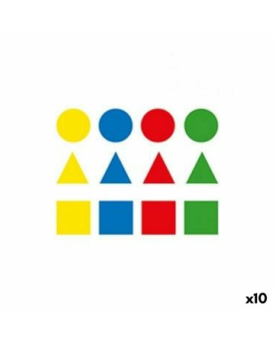 Klistermärken Apli Gomets Multicolour Geometrisk 12 Blad (10 antal)