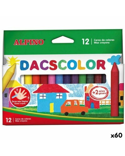 Ceras de colores Alpino Dacscolor Multicolor 12 Piezas (60 unidades)