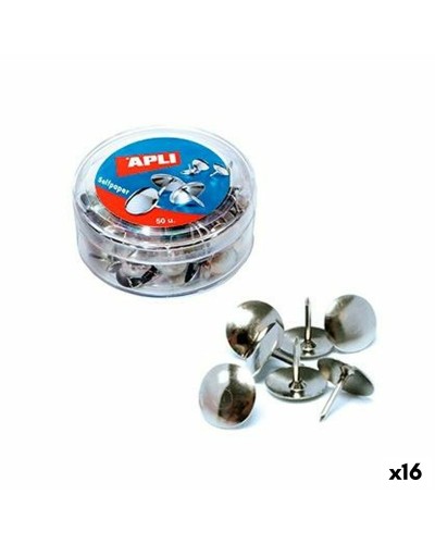 Häftstift Apli Silvrig ickel (16 antal)