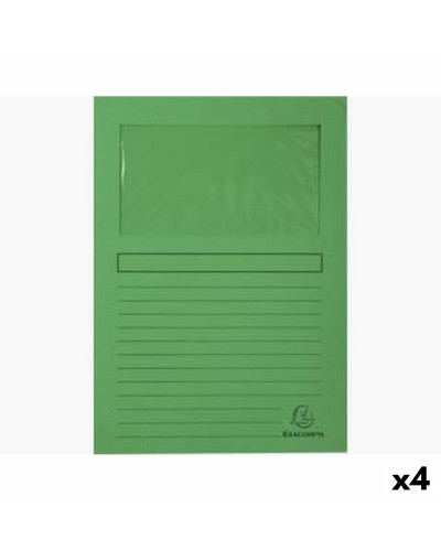 Set di Sottocartelle Exacompta A4 100 Pezzi (4 Unità)