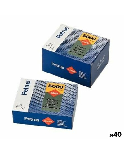 Heftklammern Petrus 530/8 8 mm (40 Stück)