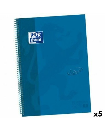 Rengasselkäinen kirja Oxford TOUCH EUROPEANBOOK Sininen A4+ 80 Levyt (5 osaa)
