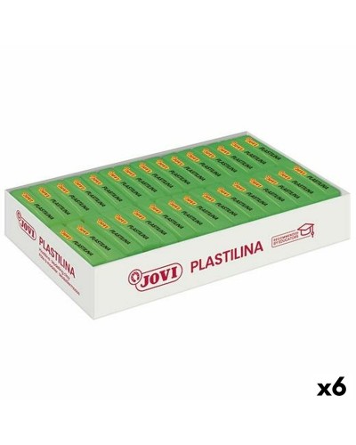 Plastilina Jovi Verde Claro 30 piezas (6 Unidades)