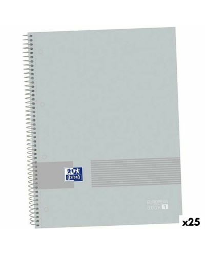 Set di quaderni Oxford &YOU EUROPEANBOOK Grigio A4+ 80 Pagine 5 Pezzi (25 Unità)