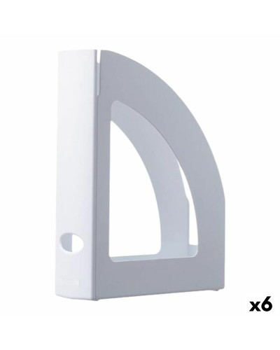 Lehtiteline Archivo 2000 Ecogreen Valkoinen A4 polystyreeni 25 x 8 x 32 cm (6 osaa)