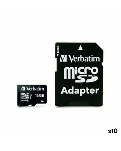 SDHC Memory Card Verbatim 16 GB (10 Units)