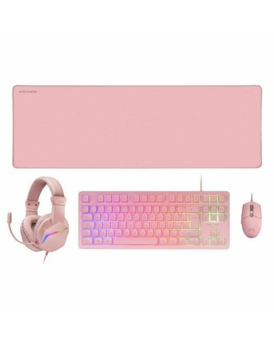 Pack Gaming Mars Gaming MCPRGB3PES Qwerty Español