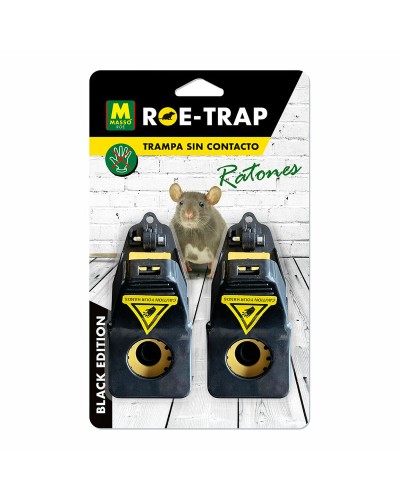 Massó Roe-Trap Mausefalle Black Edition, Effektiv und Hygienisch
