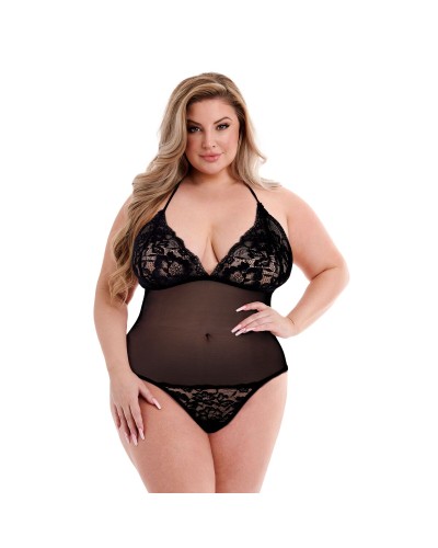 Body Baci Lingerie Schwarz Queen Queen size