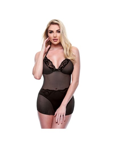 Set med underkläder Baci Lingerie Svart (S/M)