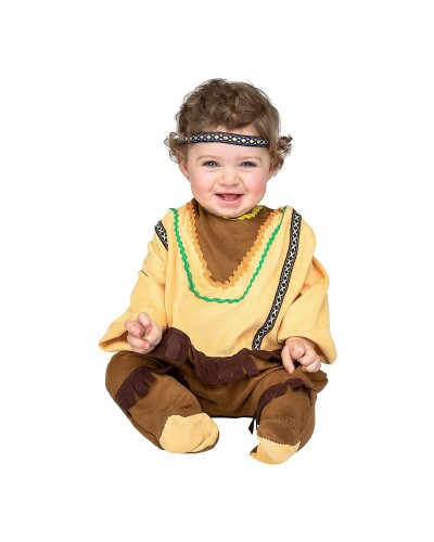 Kostuums voor Baby's My Other Me 203287 Amerikaans-Indiaans 0-6 Maanden