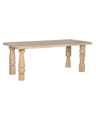 ESPRIT Dining Table in Natural Mango Wood, 200 x 90 x 76 cm
