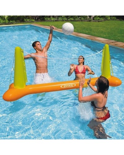 Intex Aufblasbares Volleyballnetz 239cm - Pool, Meer, Garten
