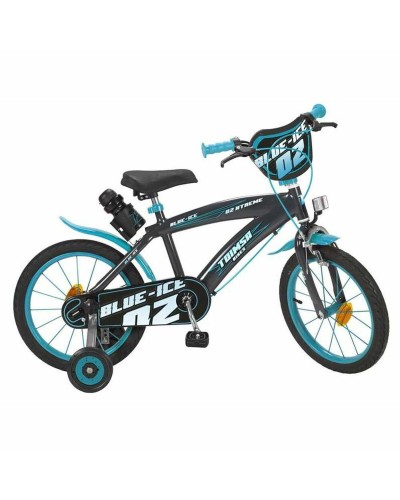 Toimsa Blue Ice Fahrrad 16" Kinderfahrrad 5-8 Jahre - Blau und Weiß
