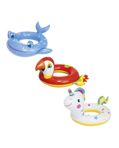 Bestway Uppblåsbar Djurflytare Olika Färger 84x71 cm +3 till 6 År Strand och Pool 36128