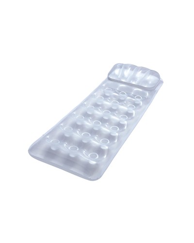 Bestway Matelas Gonflable Metallic Cups - 188x71cm avec Coussin - Plage/Piscine
