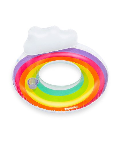 Opblaasbare band Bestway Multicolour Regenboog Ø 107 cm