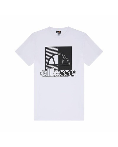 Ellesse T-shirt Homme Chamuel Blanche : Manches Courtes Sportive - Coton
