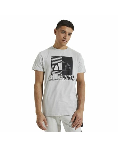 Ellesse Camiseta Hombre Chamuel Gris: Manga Corta Deportiva Casual
