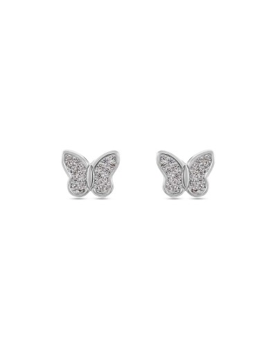 Stroili Boucles d'Oreilles Femme Pendantes Argent 925 Cristaux - Élégantes
