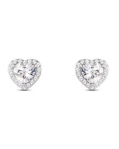 Pendientes de Mujer Stroili Aro Pavé Plata 925 Circonitas Elegantes 1665006

