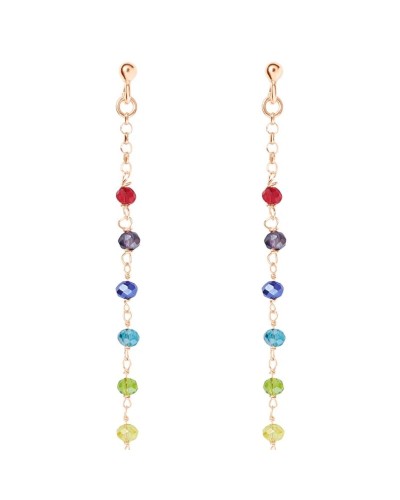 Pendientes de Mujer Stroili Colgantes Cristales Plata - Elegantes y Luminosos
