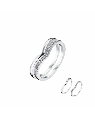 Bague Femme Lotus LP1992-3/1 [Argent 925, Zircones] Taille 12

