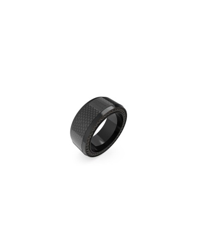 Bague Homme Guess JUMR04041JWBK64 Noire Taille 24 - Style et Tendance
