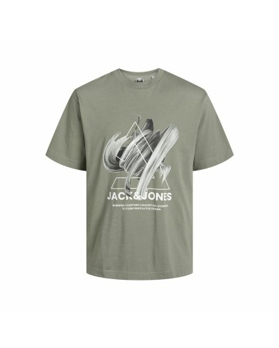 Jack & Jones Camiseta Niño Jcotint Tee SS Caqui - Algodón Transpirable
