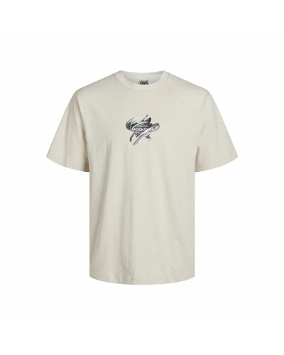 Jack & Jones Jcotint Camiseta Niño Beige - Camiseta Manga Corta Algodón
