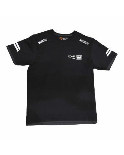 Sparco Koma Tools: Camiseta de Manga Corta Unisex Negra/Gris - Racing Karting
