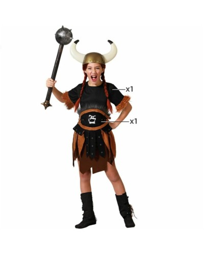 Costume Viking Fille - Déguisement Carnaval/Halloween - Taille [Insérer la taille]
