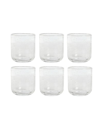 Set of glasses Home ESPRIT Transparent Crystal 320 ml (6 Units)
