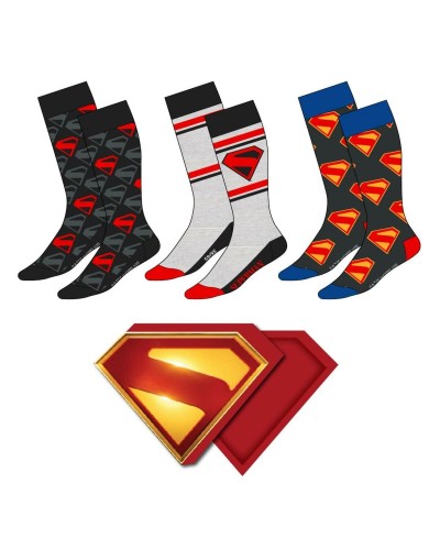 Chaussettes Superman Multicouleur 3 paires