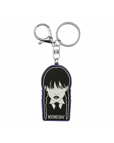 Porte-clés Wednesday braid Noir