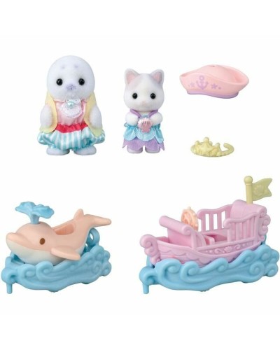 Playset Sylvanian Families Amusement Park Ride - Ride the Waves Multicolor