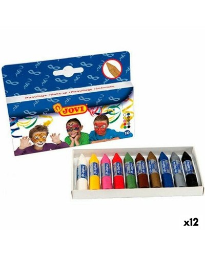 Pintura de Cara Jovi Multicolor (12 Unidades)