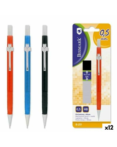 Portemines Bismark Multicouleur 0,5 mm (12 Unités)