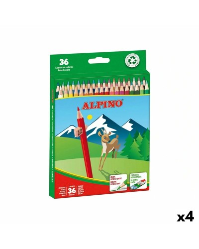 Colouring pencils Alpino Multicolour 36 Pieces (4 Units)