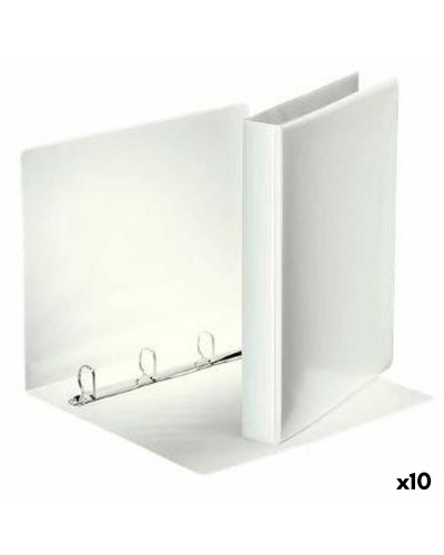 Ring binder Esselte White A4 (10 Units)