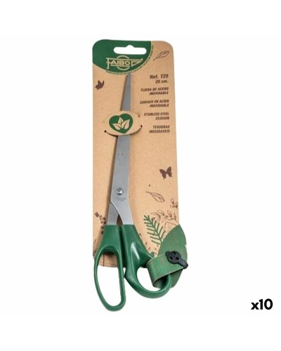 Schere Faibo grün Edelstahl Kunststoff 25 cm (10 Stück)