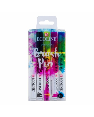 Set di Pennarelli Talens Ecoline BRUSH PEN Multicolore 5 Pezzi