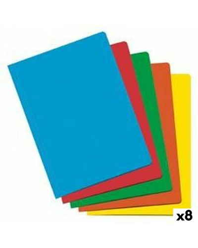 Set med undermappar DOHE Multicolour A4 50 Delar (8 antal)