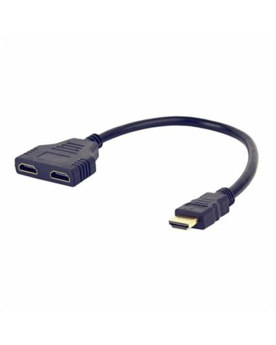 HDMI to Double HDMI Adapter GEMBIRD DSP-2PH4-04 Black