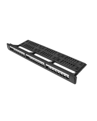 Patch Panel 24 UTP-Poorten Categorie 5e Lanberg PPKS-1124-B