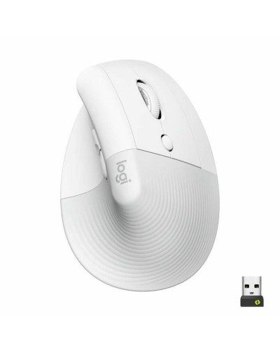 Mouse Logitech Lift Bianco Ergonomico 4000 dpi