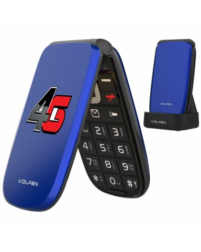 Mobile telephone for older adults Volfen ASTRO FLIP 48 MB 2,8" Blue 4G
